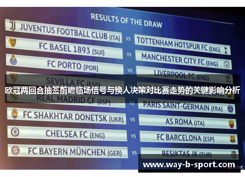 欧冠两回合抽签前瞻临场信号与换人决策对比赛走势的关键影响分析